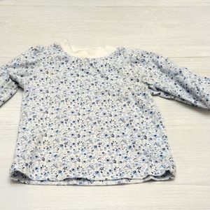 Vintage floral Oshkosh Baby b'gosh long sleeve 12m